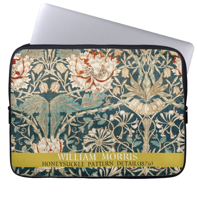 Honeysuckle Mönster - Design of William Morris Laptop Fodral (Framsidan)
