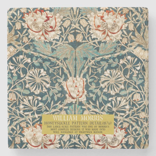 Honeysuckle Mönster - Design of William Morris Stenunderlägg (Framsidan)