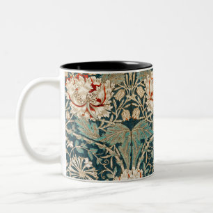 Honeysuckle Mönster - Design of William Morris Två-Tonad Mugg