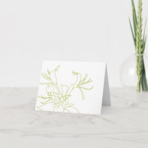 HONEYSUCKLE Notecard Kort
