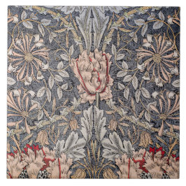 Honeysuckle Print (av William Morris) Kakelplatta