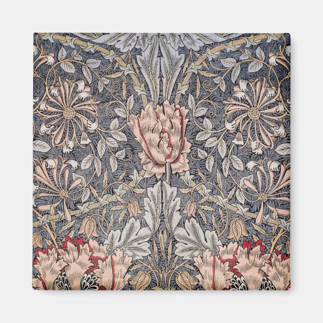 Honeysuckle Print (av William Morris) Magnet (Framsidan)