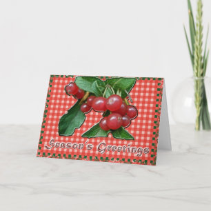 Honeysuckle Season's Greetings Card Helgkort