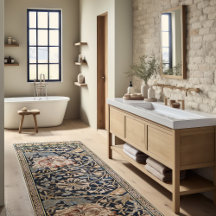 Honeysuckle Springer Blue Matta av William Morris