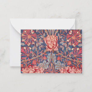 Honeysuckle, Tapet av William Morris Anteckningskort