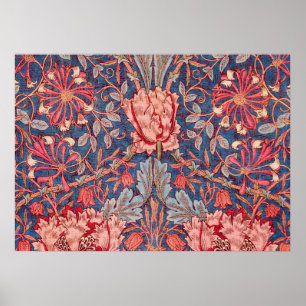 Honeysuckle, Tapet av William Morris Poster