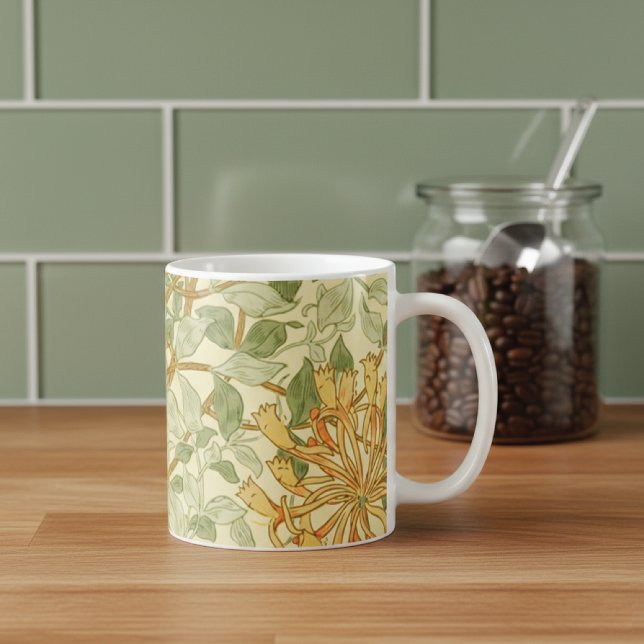 Honeysuckle Vine Greenery William Morris Kaffemugg (Skapare uppladdad)