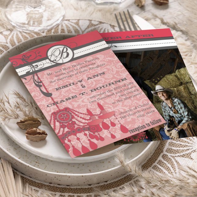 Honeysuckle Vintage Chandelier Spara datum Datumet (Skapare uppladdad)