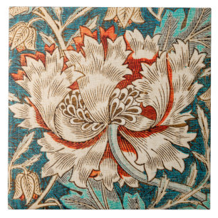 Honeysuckle, William Morris Kakelplatta