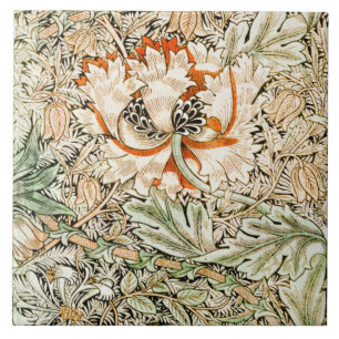 Honeysuckle, William Morris Kakelplatta