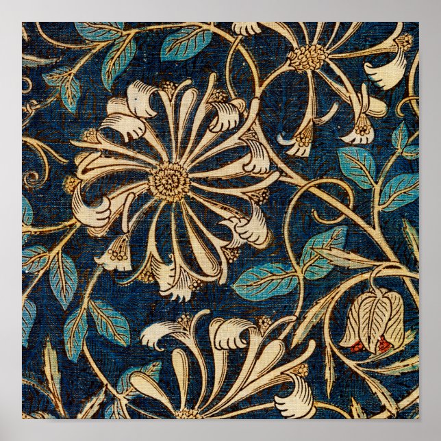 Honeysuckle, William Morris Poster (Framsidan)