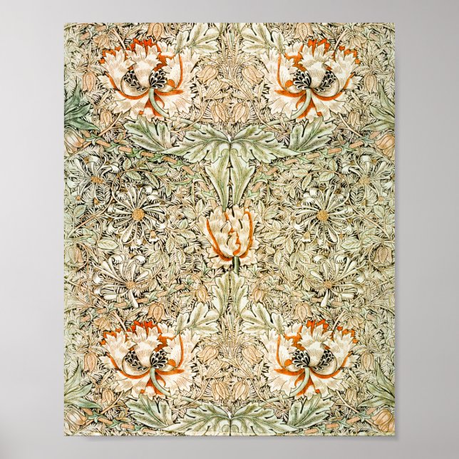 Honeysuckle, William Morris Poster (Framsidan)