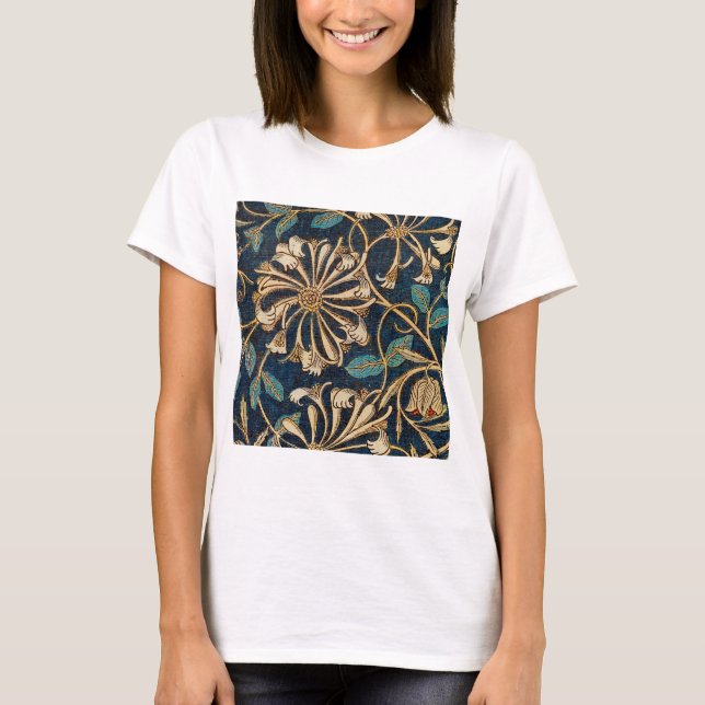 Honeysuckle, William Morris T Shirt (Framsida)