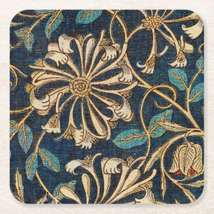 Honeysuckle, William Morris Underlägg Papper Kvadrat