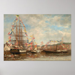 Honfleur Eugène Boudin Fine Art Poster