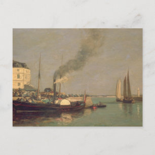 Honfleur. La Jetee, 1854-57 (olja på panelen) Vykort