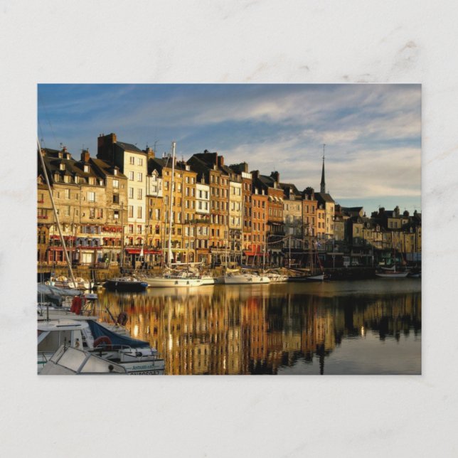 Honfleur, nära Normandie i Frankrike Vykort (Framsida)