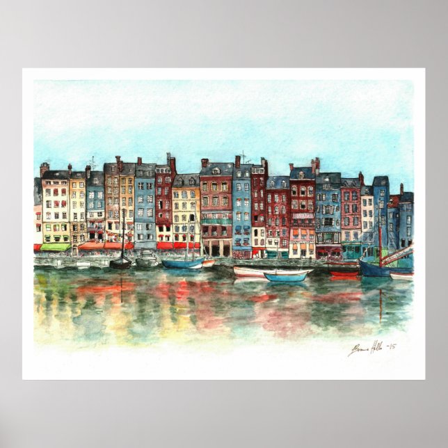 Honfleur Poster (Framsidan)