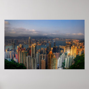 Hong Kon-morgonljus Poster