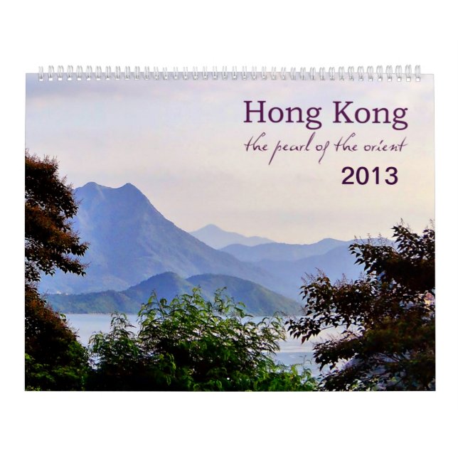Hong Kong 2013 kalender (Omslag)