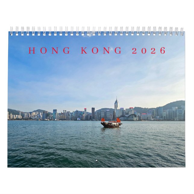 Hong Kong 2026 calendar Kalender (Omslag)