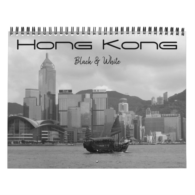 hong kong black & white 2025 kalender (Omslag)