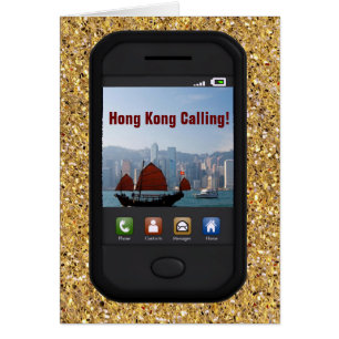 Hong Kong Calling Hälsningskort
