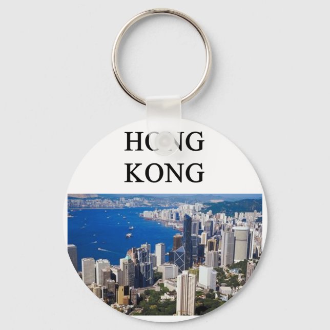 hong kong-design nyckelring (Framsida)
