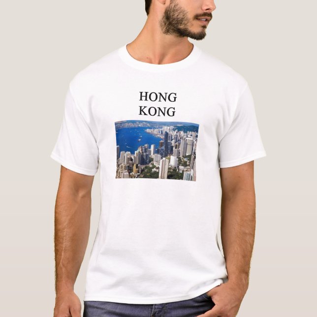 Hong Kong design Tee Shirt (Framsida)