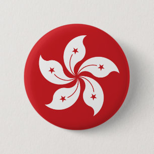 Hong Kong flagga Knapp