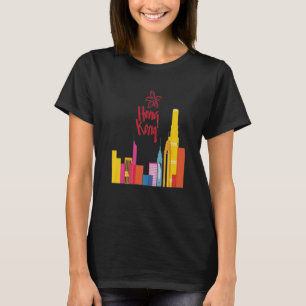 HONG KONG FLAGGA STORA SJU T SHIRT