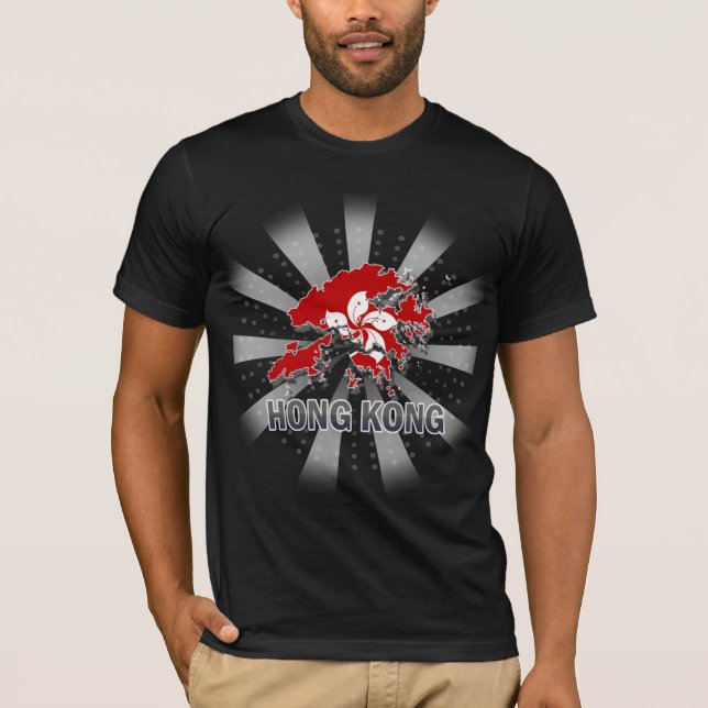 Hong Kong flaggakarta 2,0 T-shirt (Framsida)
