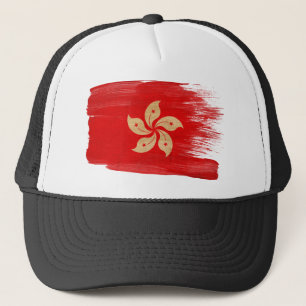 Hong Kong flaggatruckerkeps Truckerkeps