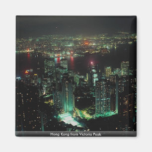 Hong Kong från maximala Victoria Magnet