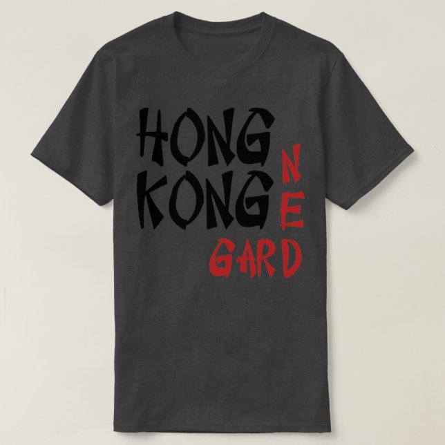 Hong Kong Garden black red T Shirt (Design framsida)