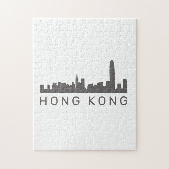 Hong Kong Gift HK Skyline Gift Pussel (Vertikal)