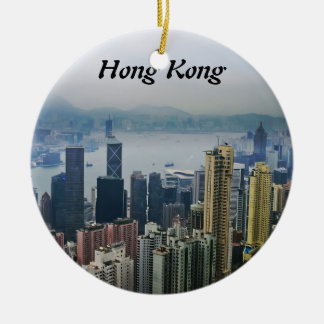 Hong Kong hamnmister Julgransprydnad Keramik