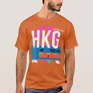 Hong Kong HKG Airport Code Baggage Märkre 2 T Shirt