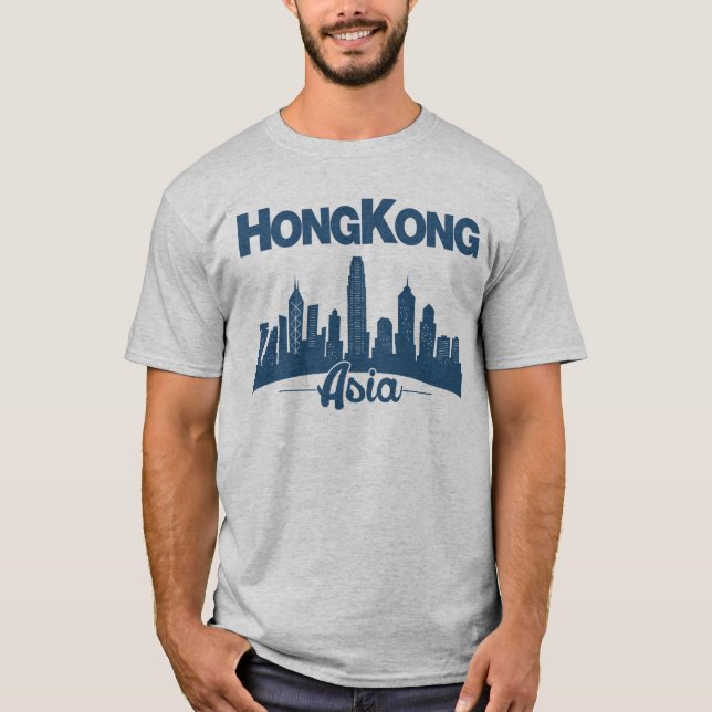 Hong Kong horisont T-shirt (Framsida)