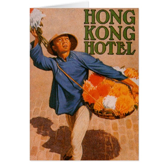 Hong Kong Hotel Hälsningskort (Framsidan)