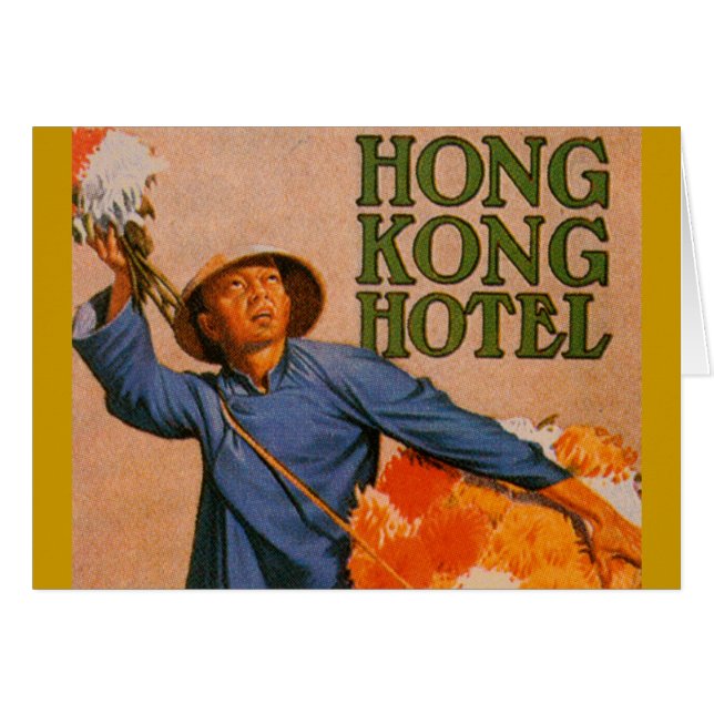 Hong Kong Hotel Hälsningskort (Framsidan Horizontal)