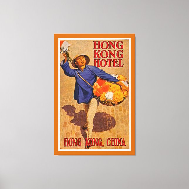 Hong Kong Hotel - L Canvastryck (Framsida)