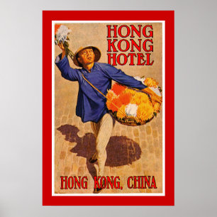 Hong Kong hotell Poster