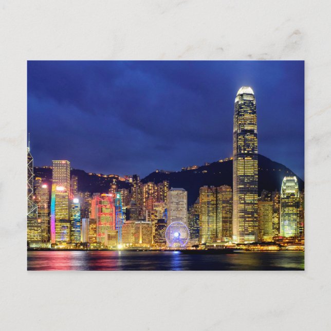 Hong Kong Island Vykort (Framsida)