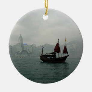 Hong Kong Julgransprydnad Keramik