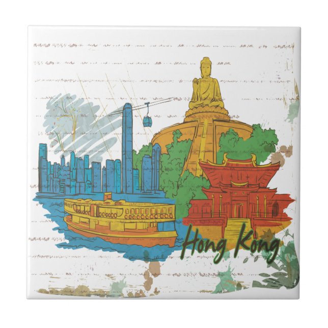 Hong Kong Kakelplatta (Framsidan)