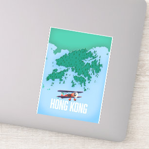 Hong Kong-karta Klistermärken