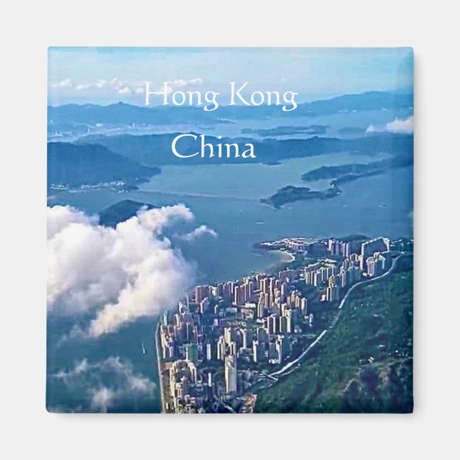 Hong Kong Kina  Magnet (Framsidan)
