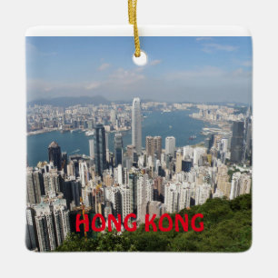 Hong Kong kvadrerar julprydnaden Julgransprydnad Keramik