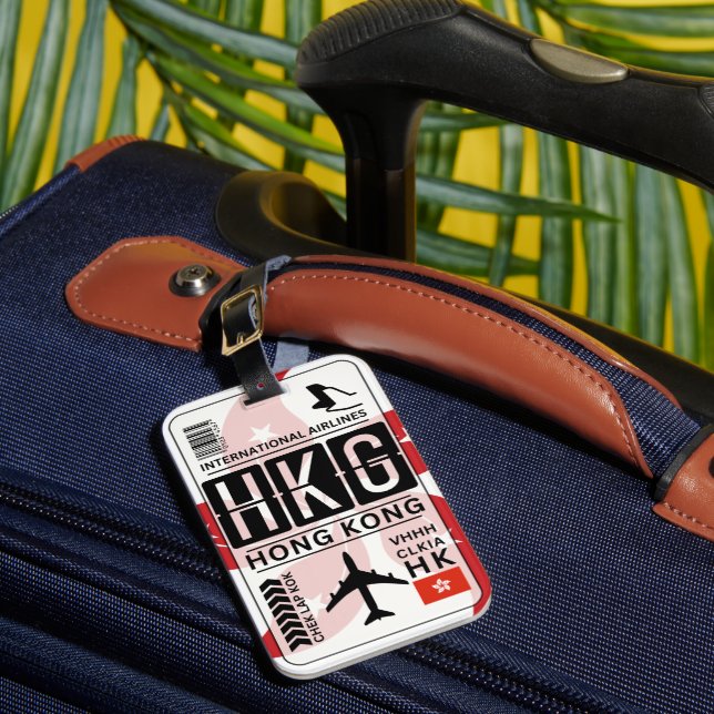 Hong Kong Luggage Tag Bagagebricka (Framsida Insitu 1)